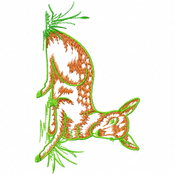 Gazelle Embroidery Design 8